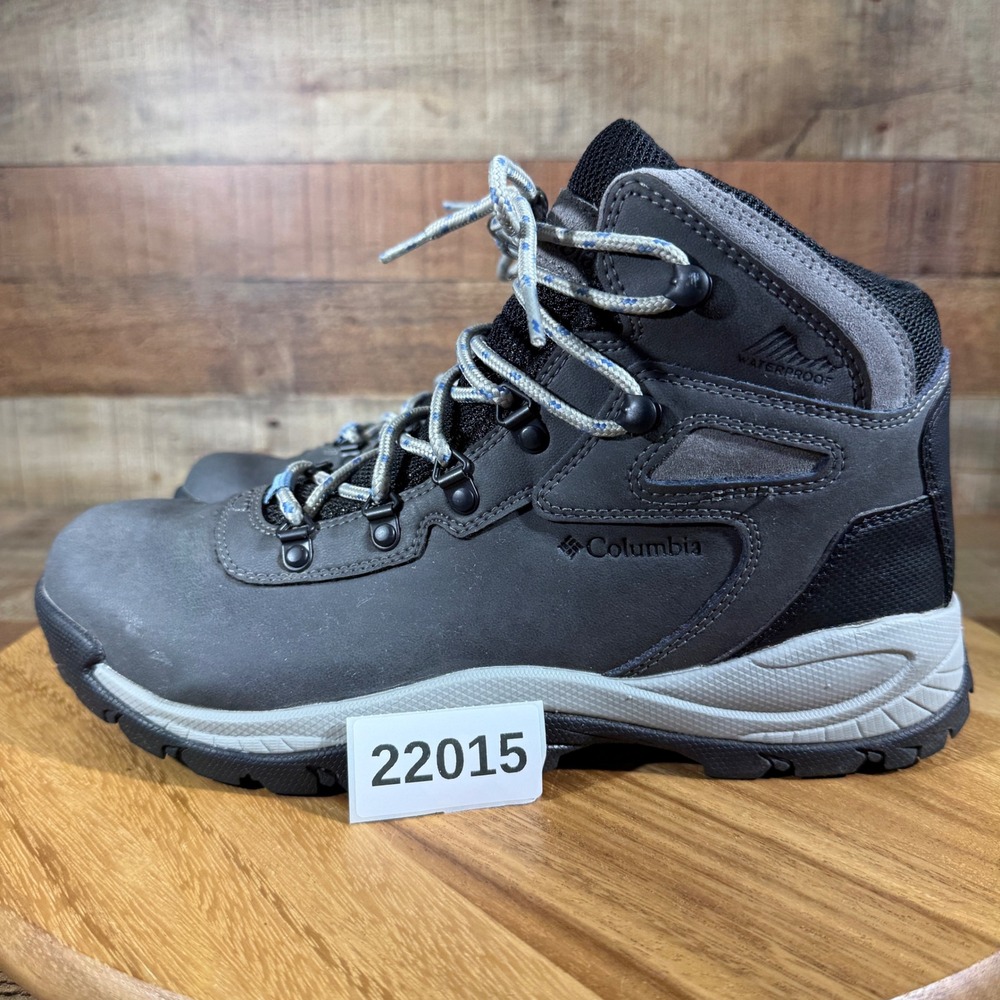 Columbia Hiking Boots Womens 11 Grey BL3783-052 Waterproof Newton Ridge Trail